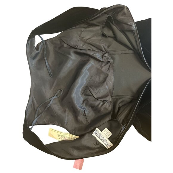 VTG Jessica Howard By Mitchell Rodbell Dress Womens 8 Black Velour Sheath LBD - Picture 10 of 11